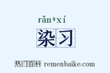 染习是什么意思的图片
